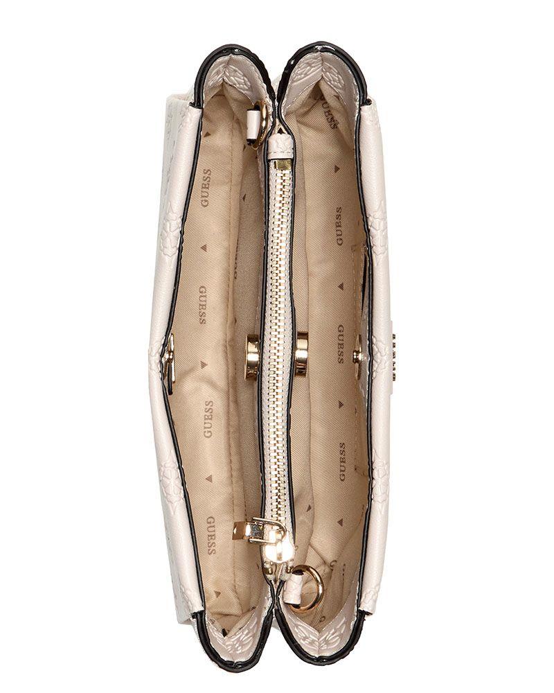 Cartera Guess Mujer Tisha Crossbody Blanco-3