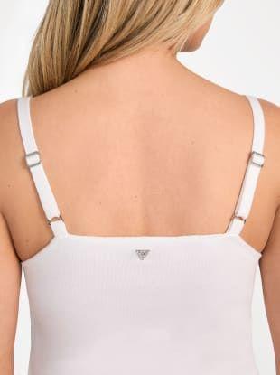 Polera Khloe Rhinestones Tank Swtr Blanco-4