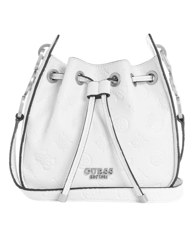 Cartera Guess Mujer Galeria Bucket Blanco-0