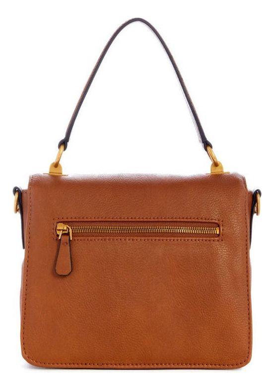Cartera Guess Mujer Arja Top Handle Flap Café-2