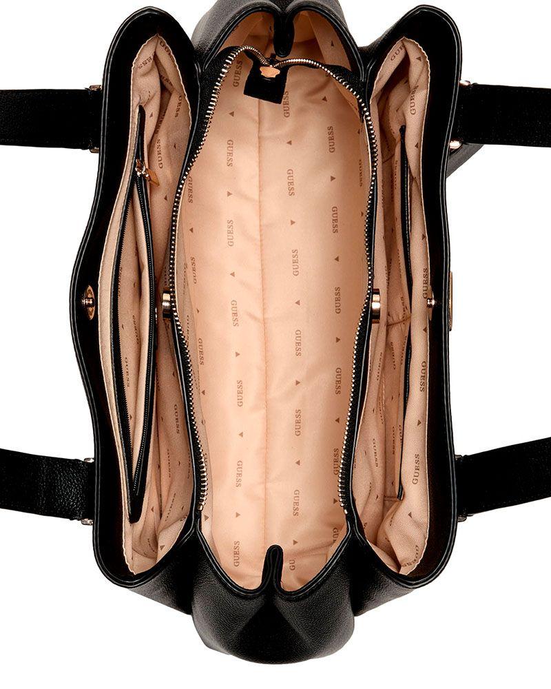 Cartera Guess Mujer Evie Girlfriend Carryall Negro-3