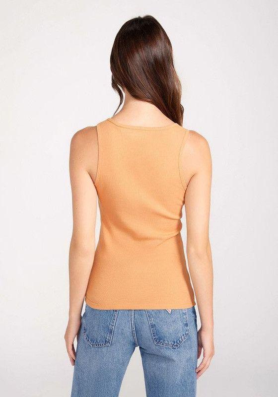 Polera Guess Mujer Colorful Logo Tank Top Naranja-1