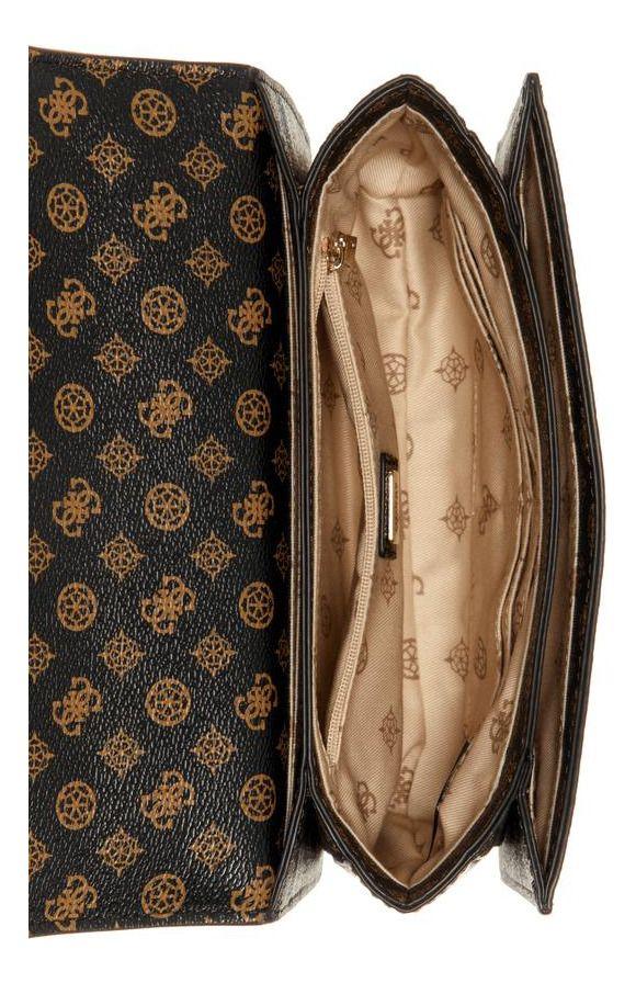 Cartera Guess Mujer Abey Convertible Xbody Flap Café-3