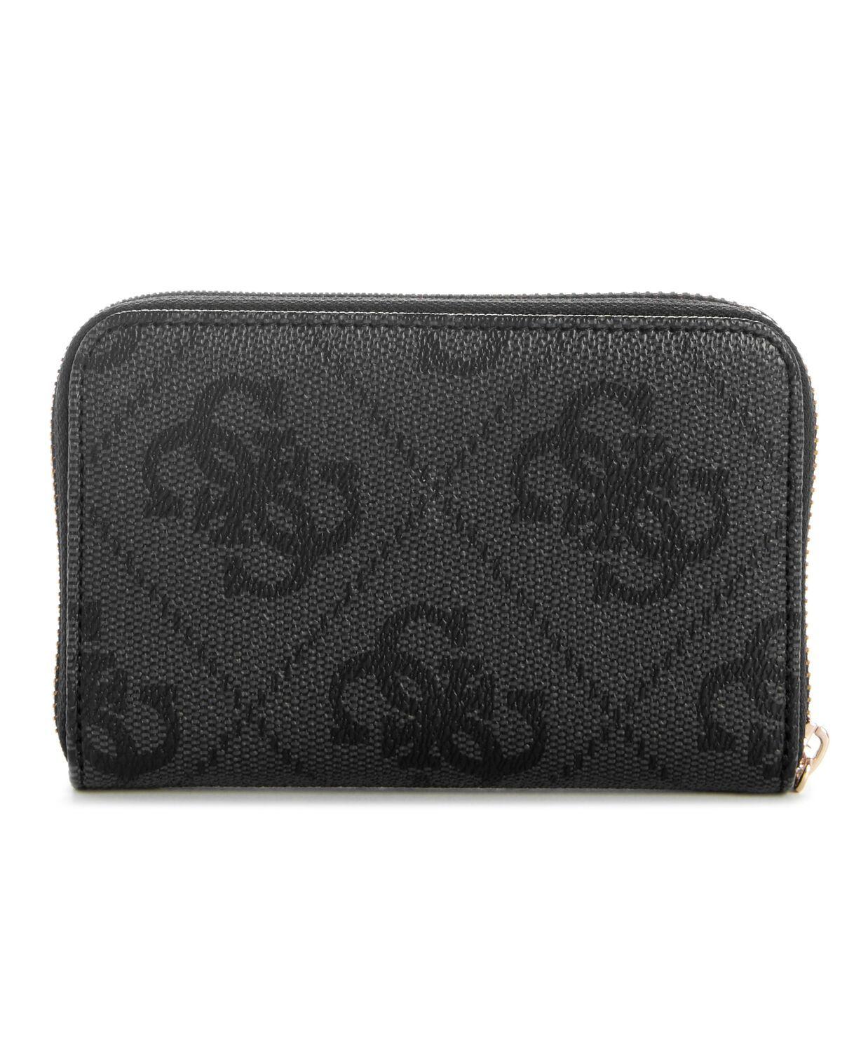 Billetera Janie Logo Slg Med Zip Around Gris-1