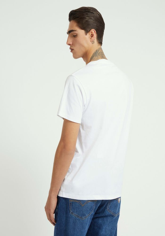 Polera Guess Hombre Teeshirts Blanco.-2