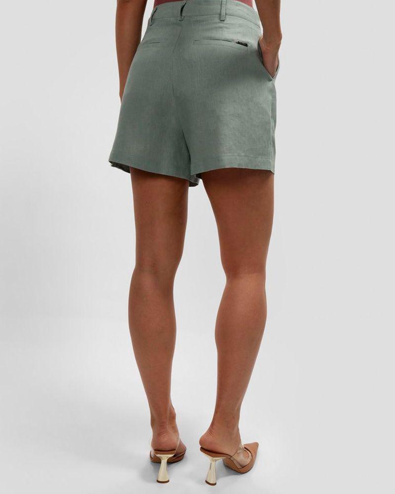 Short Guess Mujer Gen Tailored Short Verde-3