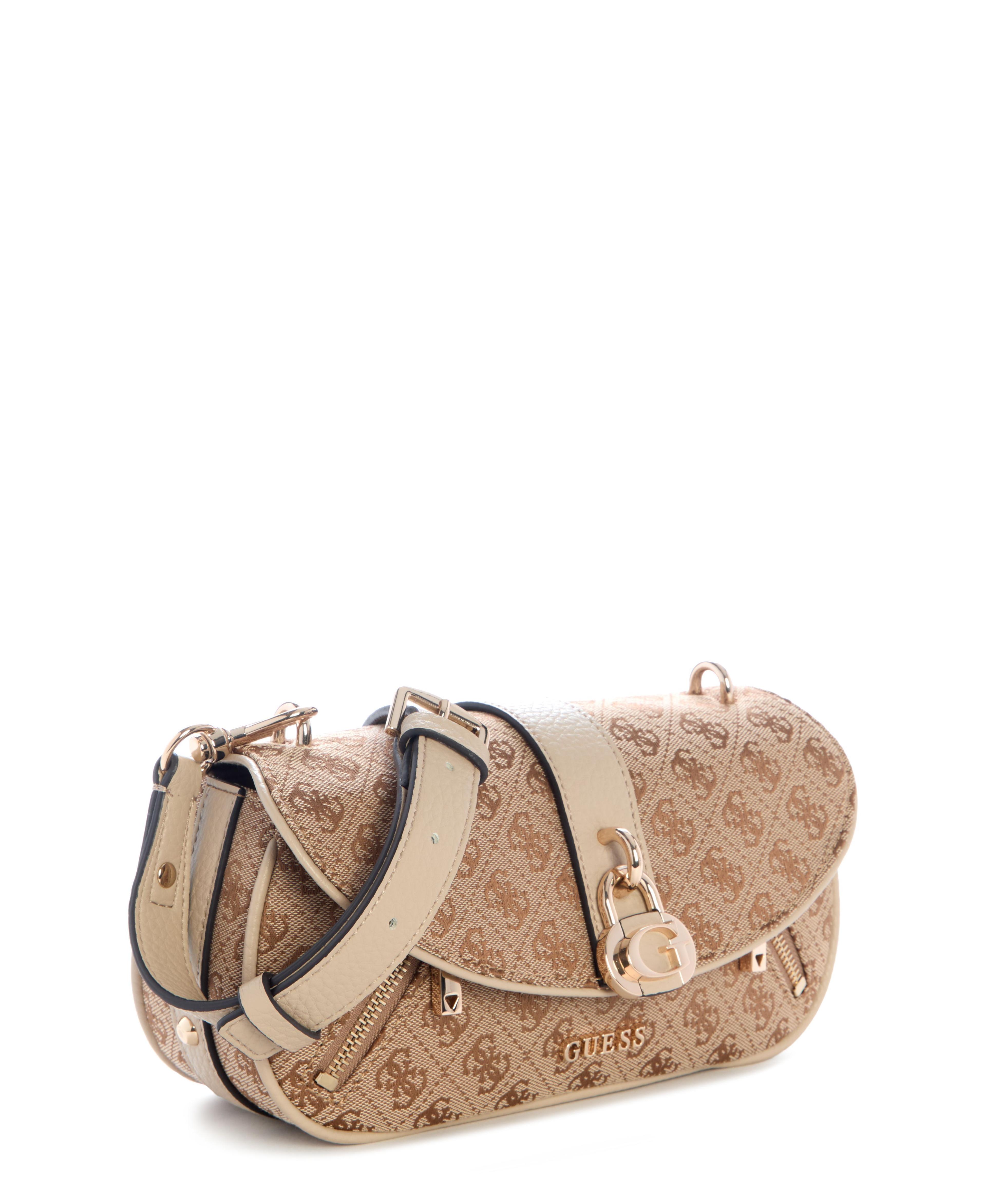 Cartera Jessa Flap Crossbody Café-2