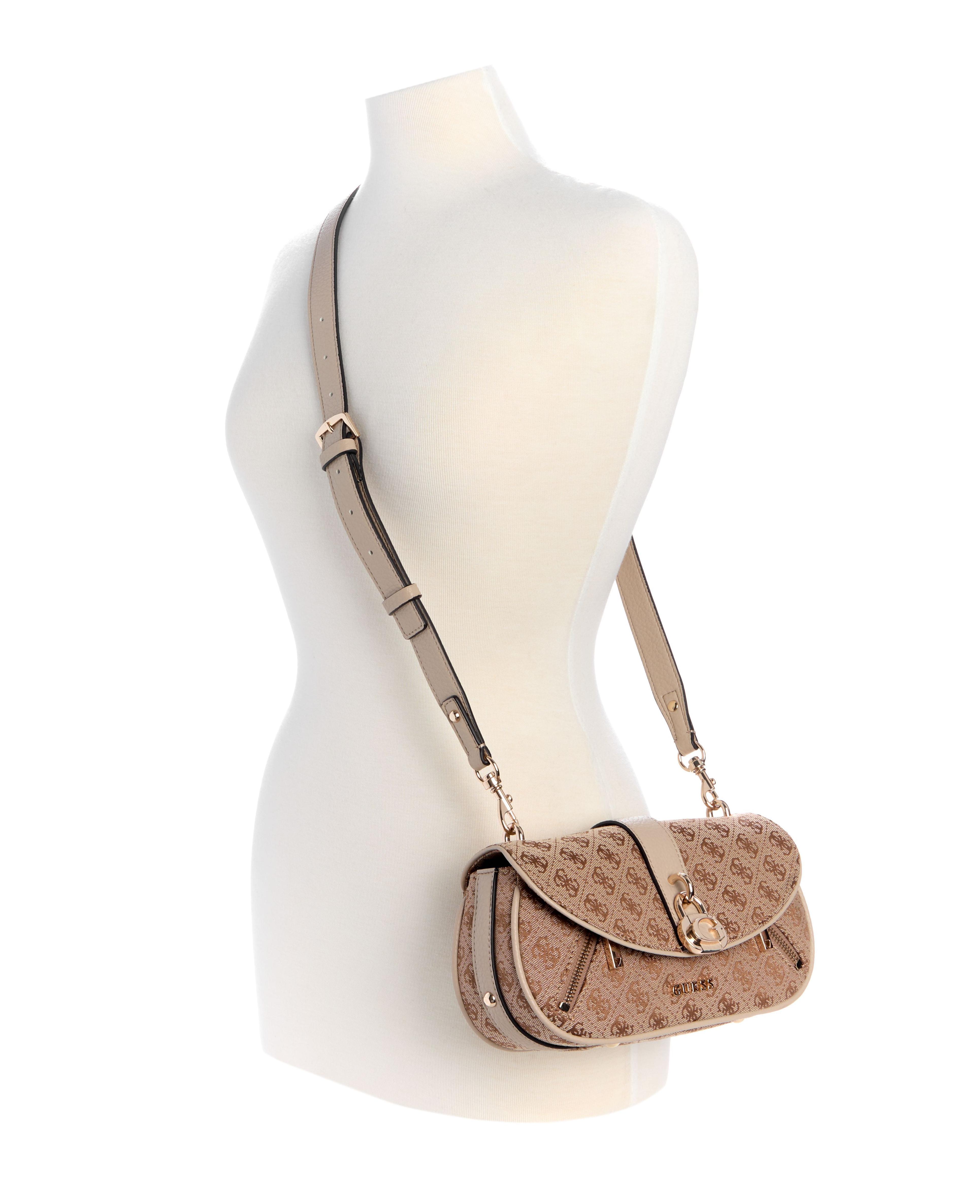Cartera Jessa Flap Crossbody Café-4