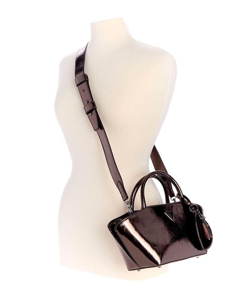 Cartera Bolena Mini Satchel Gris-4