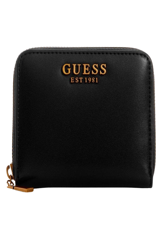 Billetera Guess Mujer Laurel Slg Small Zp Around Negro-0