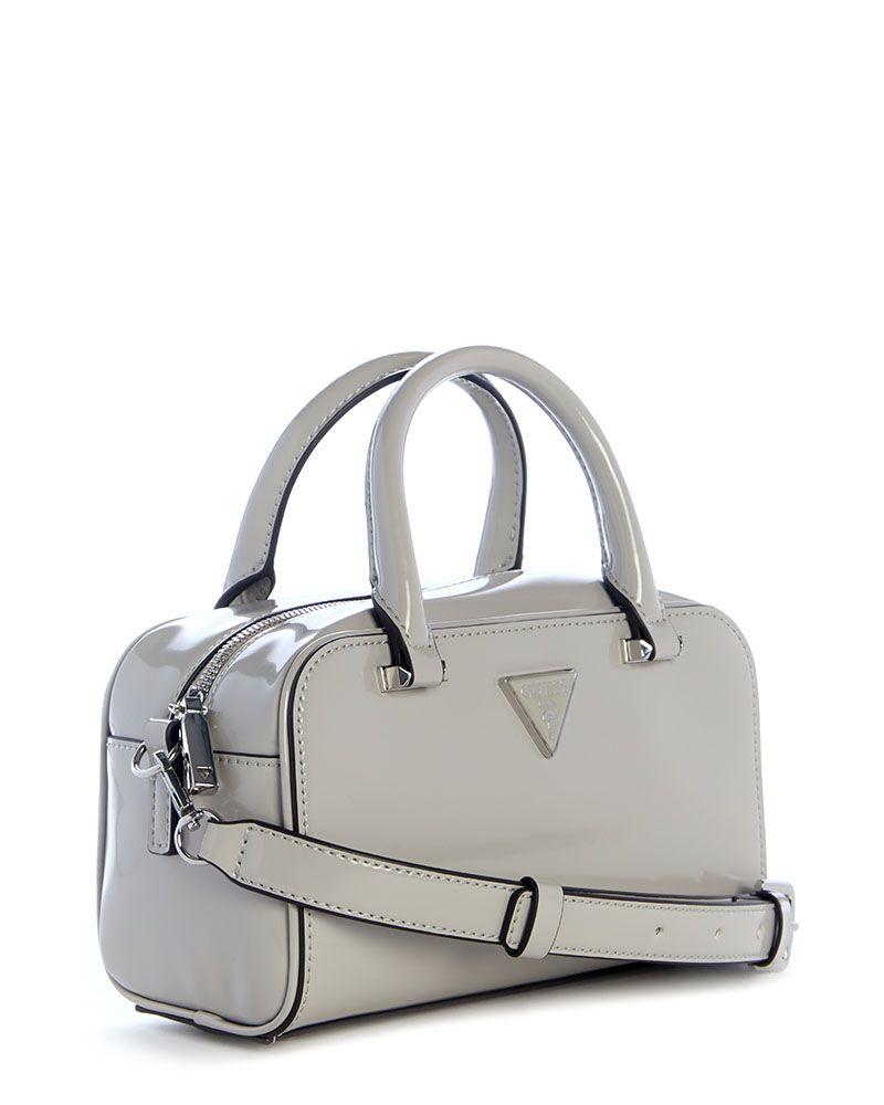 Mini Cartera Guess Mujer Arnela Mini Satchel Gris-1