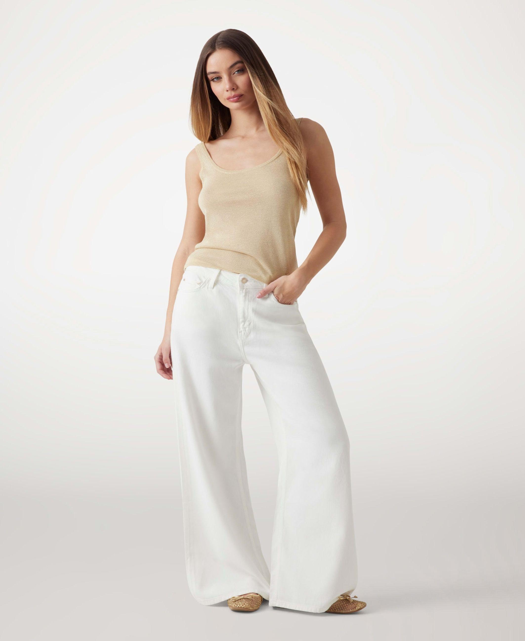 Pantalon Bellflower Blanco-1