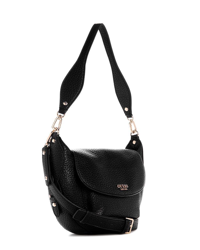 Cartera Guess Mujer Marsha Flap Shoulder Bag Negro-3