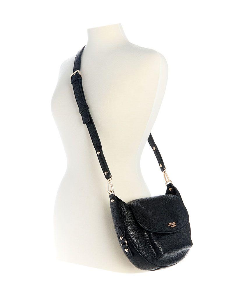 Cartera Guess Mujer Marsha Flap Shoulder Bag Negro-4