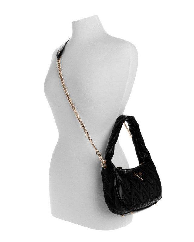 Cartera Guess Mujer Eda Top Zip Shoulder Bag Negro-3