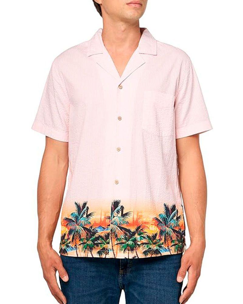 Camisa Guess Hombre Ss Bowling Tropical Surtido-0