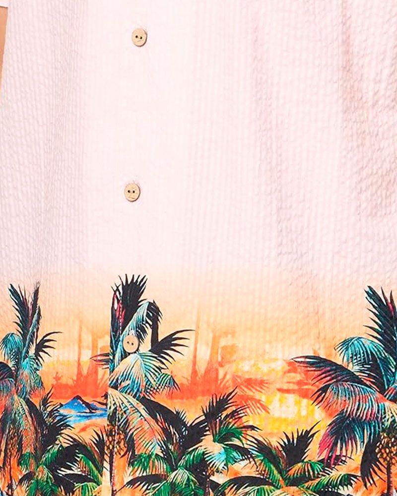 Camisa Guess Hombre Ss Bowling Tropical Surtido-2