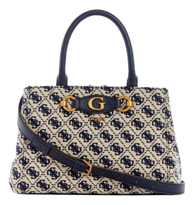 Cartera Guess Mujer Izzy Small Girlfriend Satchel Azul-0