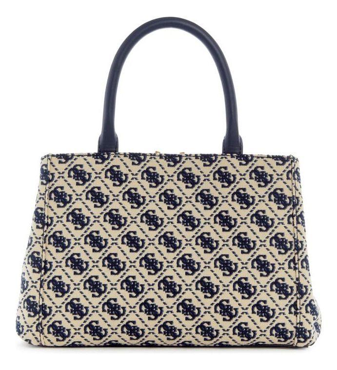 Cartera Guess Mujer Izzy Small Girlfriend Satchel Azul-2