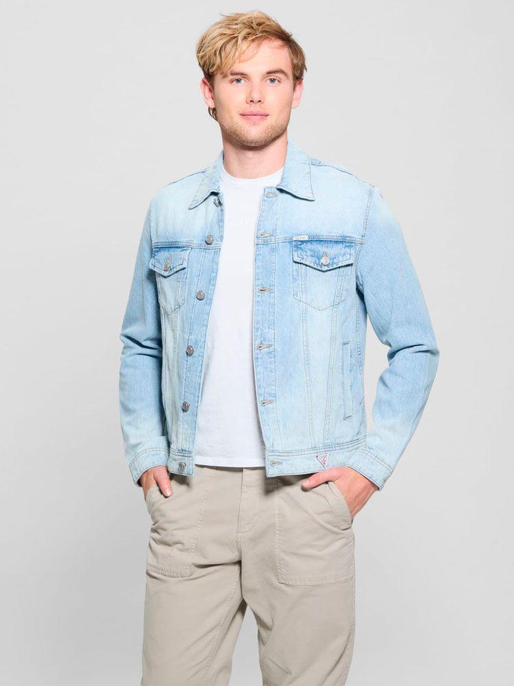 Chaqueta Guess Hombre Dillon Jacket Denim-4