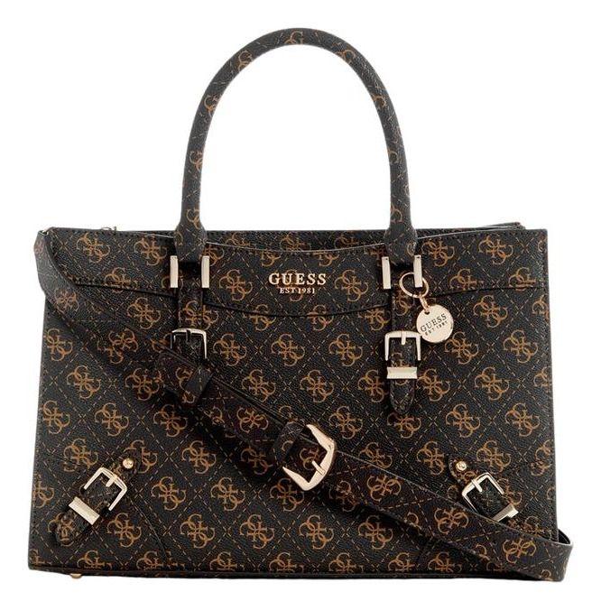 Cartera Guess Mujer Didi Society Satchel - Café-0