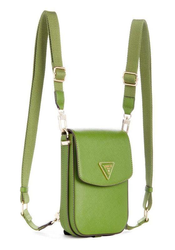 Mochila Guess Mujer Brynlee Mini Convrtbl Backpack Verde-1