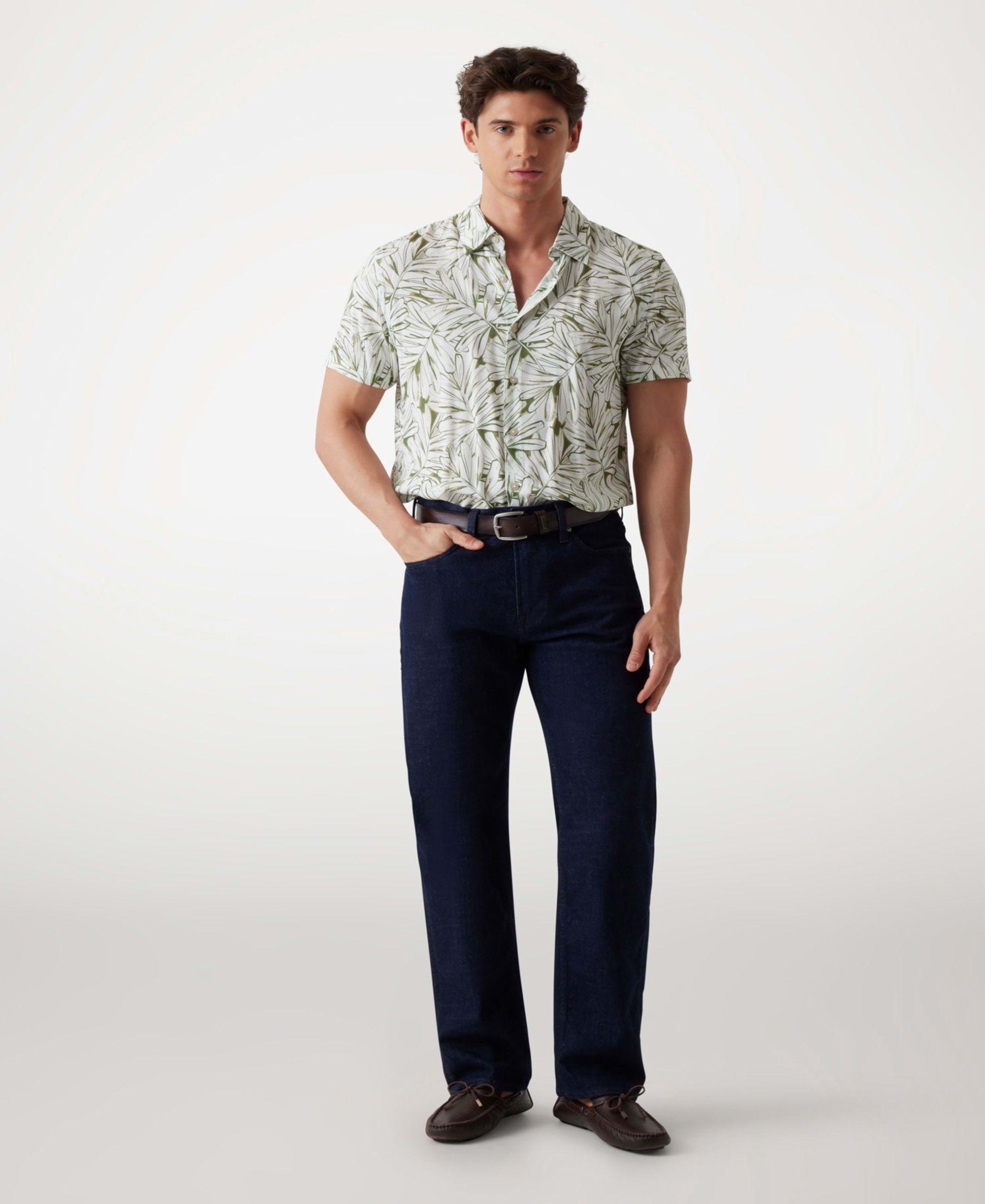 Camisa Ss Eco Rayon Oil Palm Shirt Multicolor-1