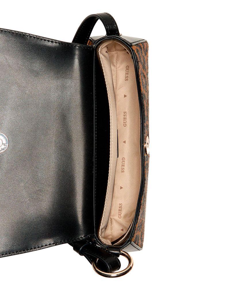 Cartera Domitilla Flap Shoulder Bag Marrón-3