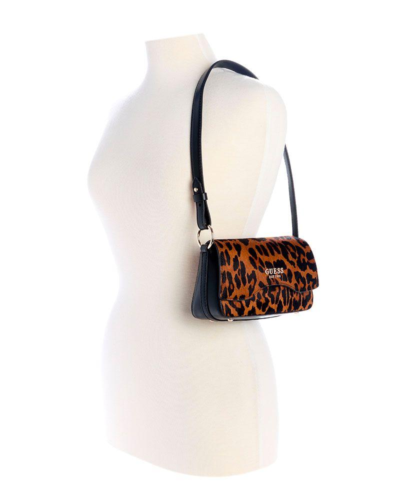 Cartera Domitilla Flap Shoulder Bag Marrón-4