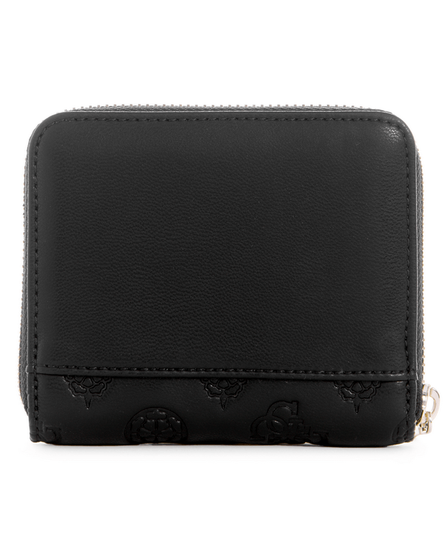 Billetera Guess Mujer La Femme Slg Small Zip Around Negro-1