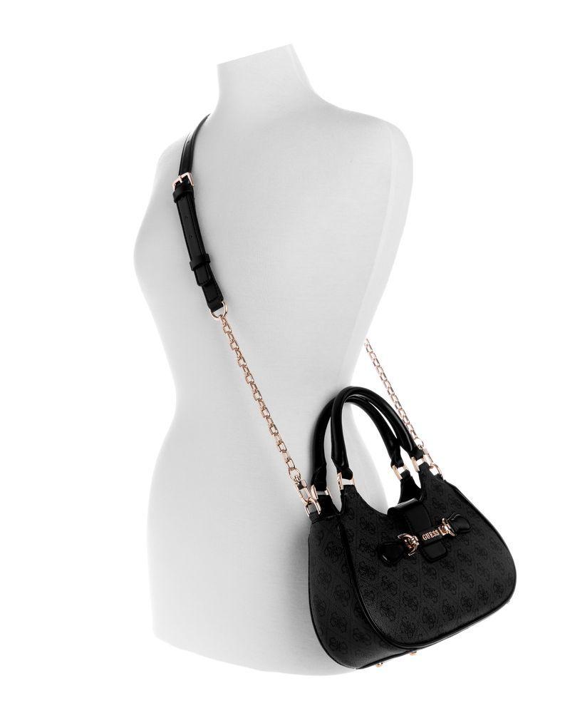 Cartera Guess Mujer Nolana Sml Girlfriend Satchel Negro.-4
