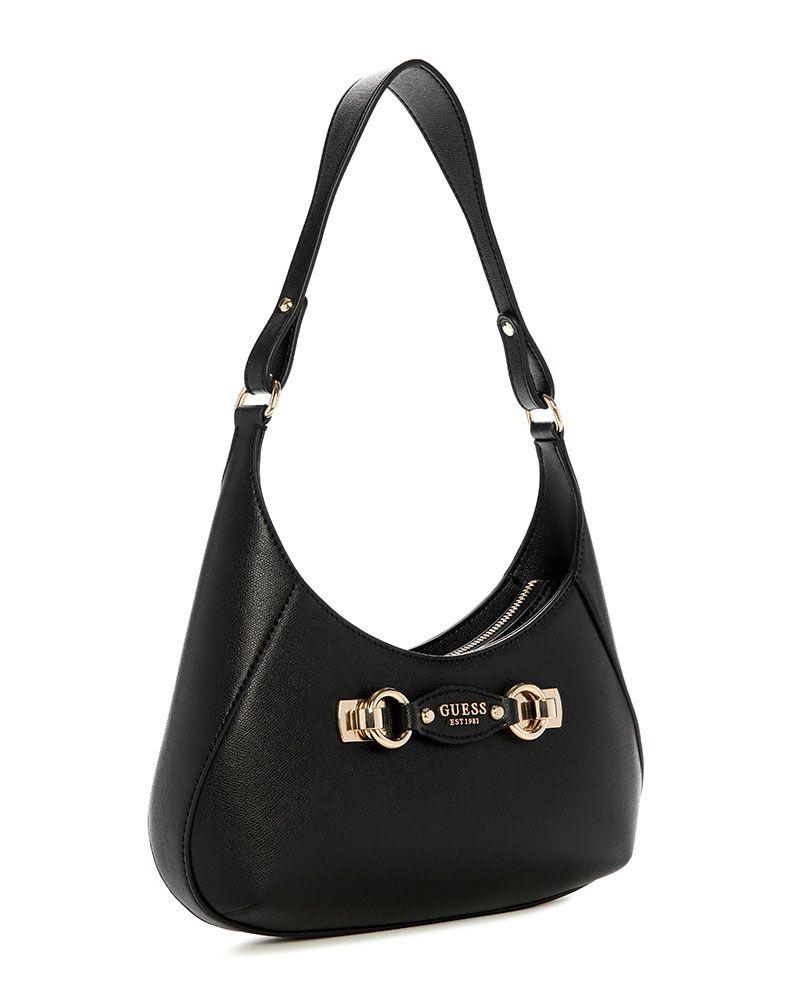 Cartera Mimina Top Zip Shoulder Bag Negro-1