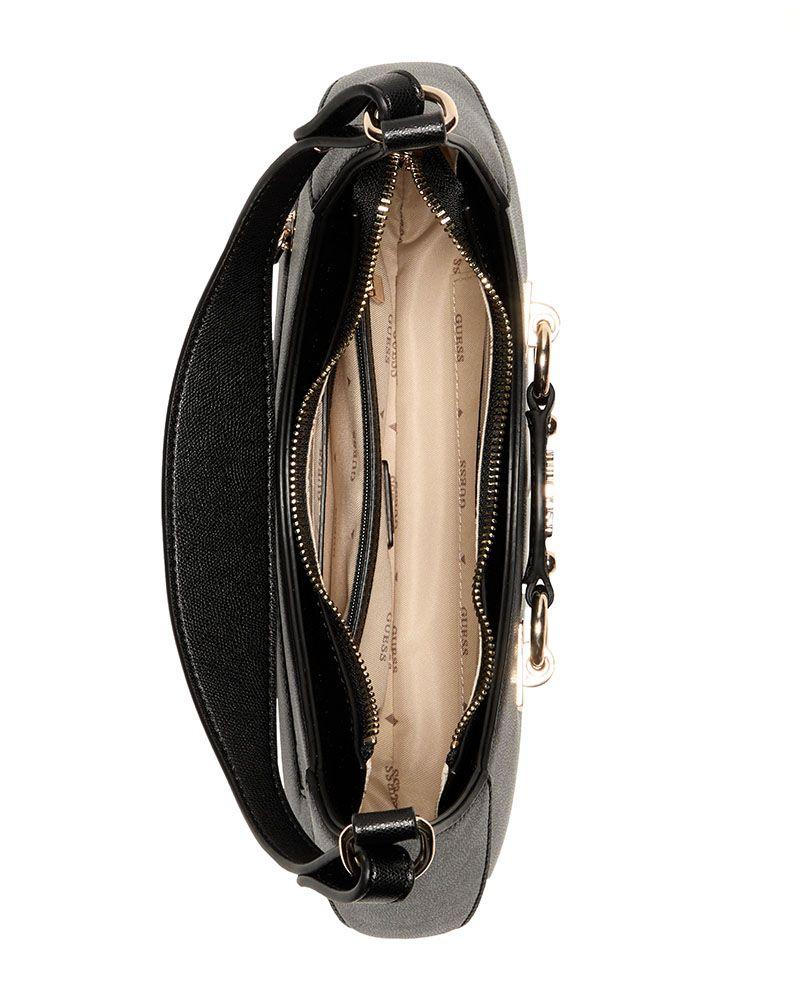 Cartera Mimina Top Zip Shoulder Bag Negro-3