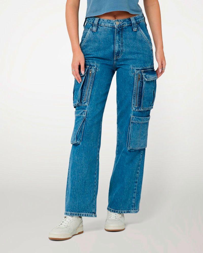 Jeans Guess Mujer Kori Cargo Denim-0