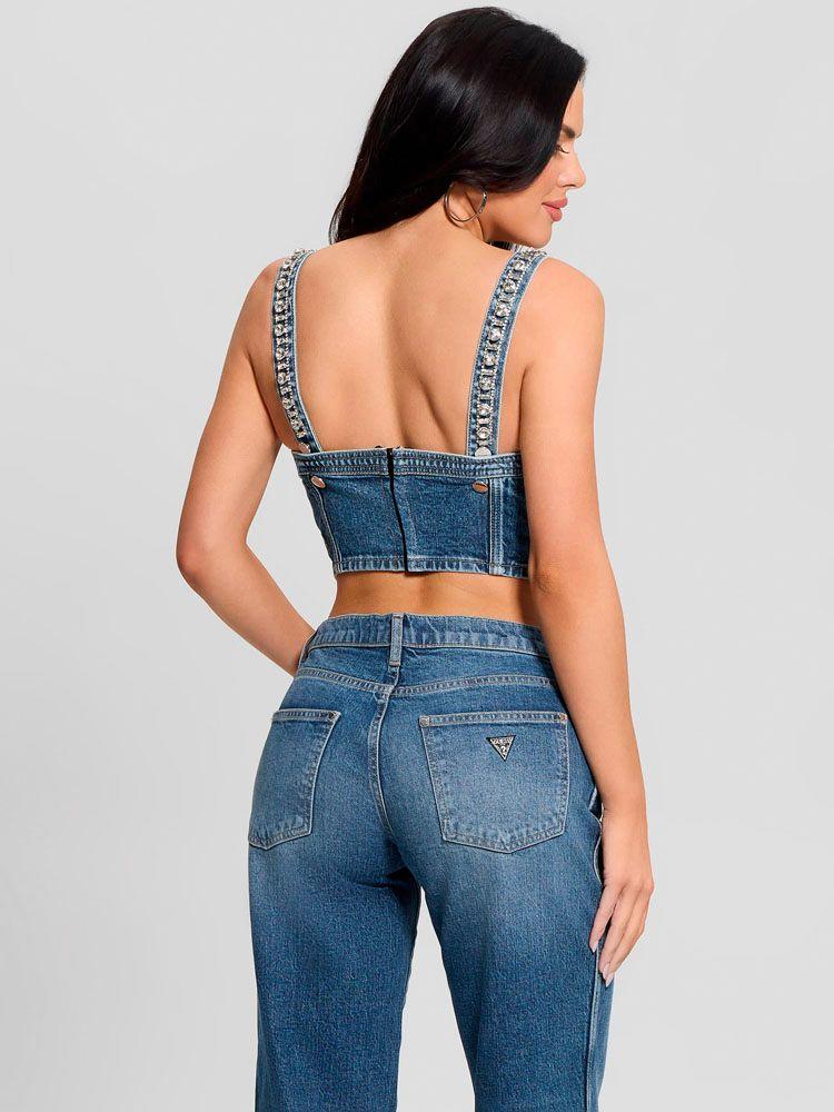 Top Kety Bustier Azul-1