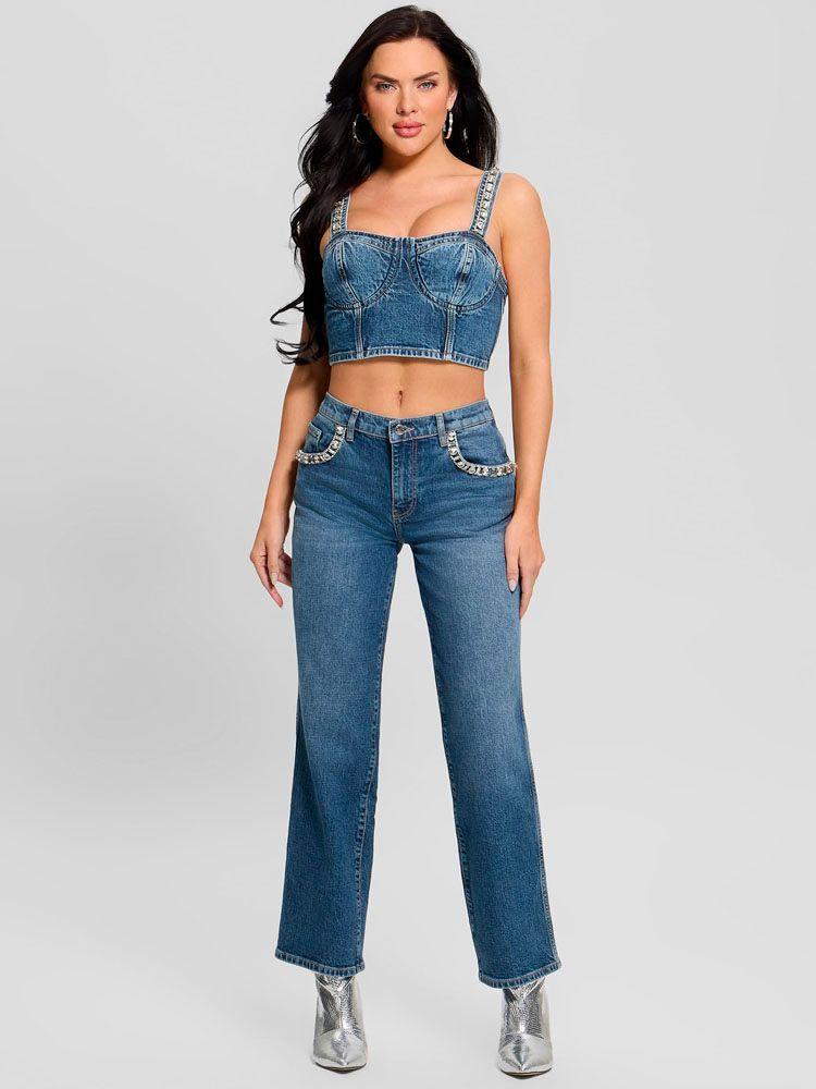 Top Kety Bustier Azul-2