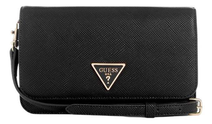 Cartera Guess Mujer Noelle Xbody Flap Organizer Negro.-0
