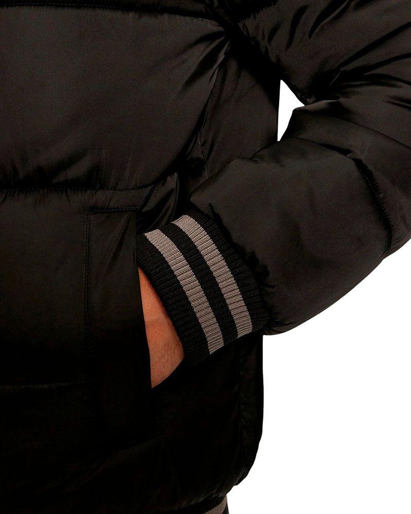 Chaqueta Guess Hombre Branded Puffa Bomber Negro-3