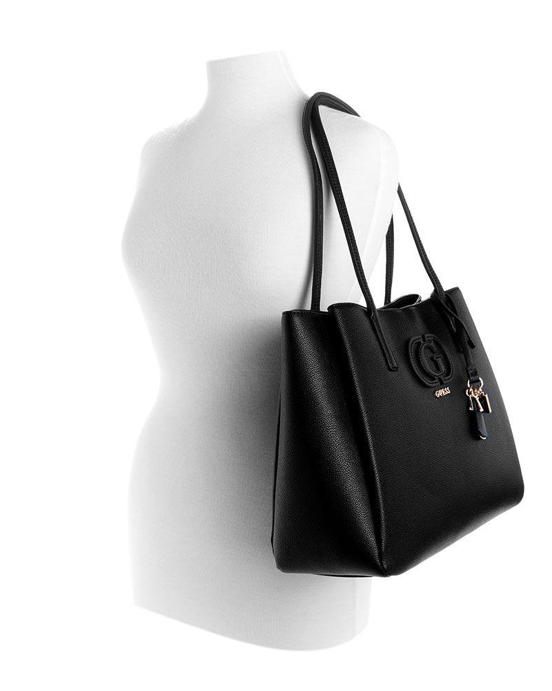 Cartera Guess Mujer Isola Multi Comp Tote Negro-4