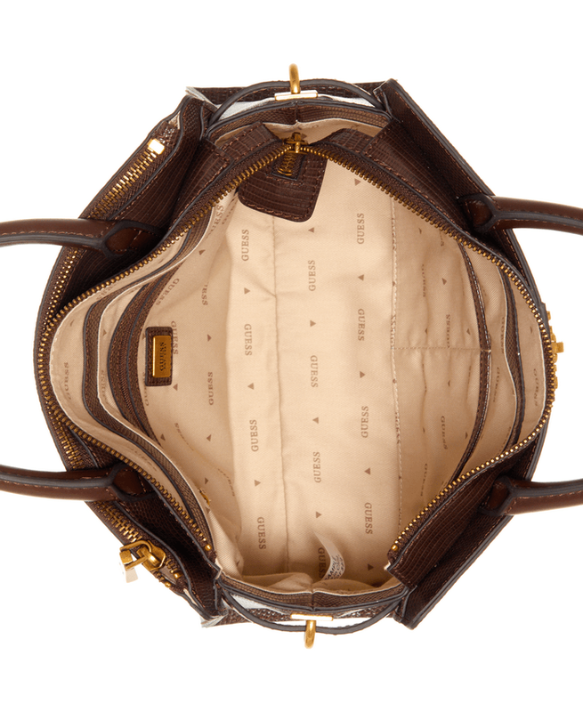 Cartera Guess Mujer Ginevra Elite Society Satchel Cafe-2