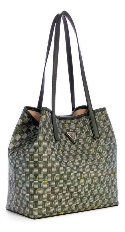 Cartera Guess Mujer Vikky Tote Verde-1