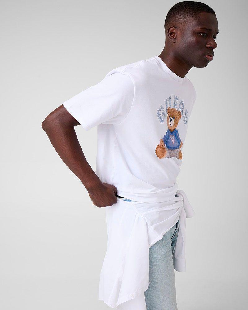 Polera Ss Bsc Guess Bear Tee Blanco-1