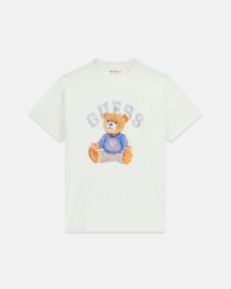Polera Ss Bsc Guess Bear Tee Blanco-6