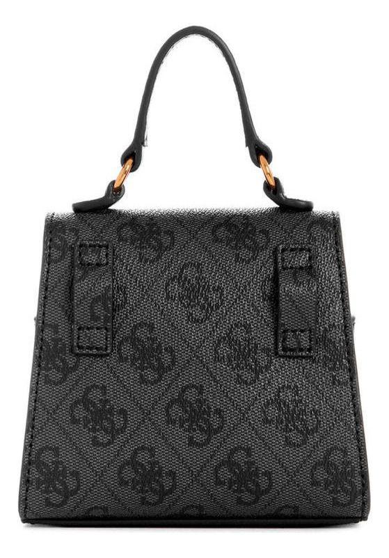 Mini Cartera Guess Mujer Sestri Logo Micro Mini Negro-2
