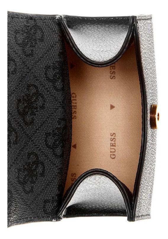 Mini Cartera Guess Mujer Sestri Logo Micro Mini Negro-3