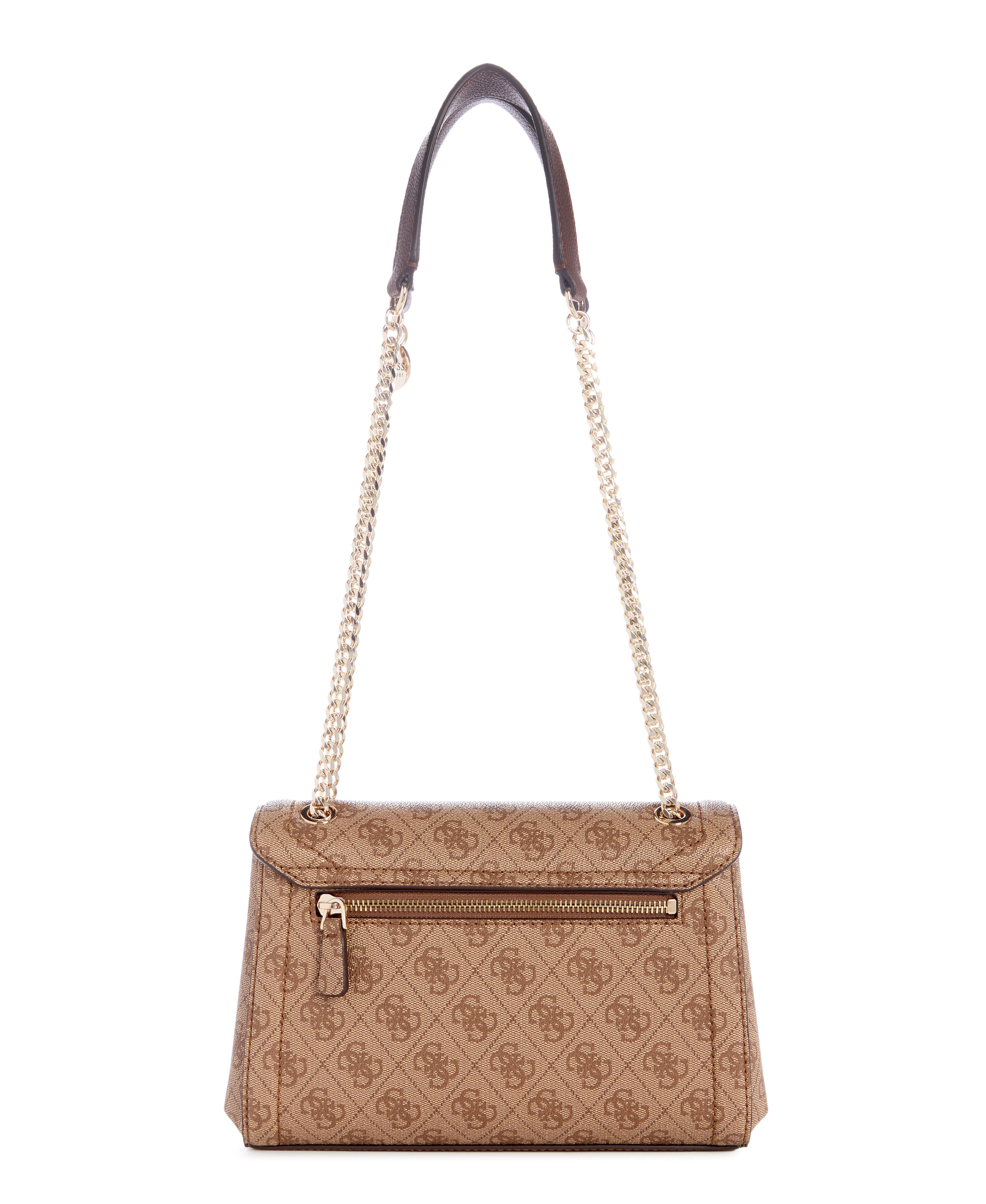 Cartera Guess Mujer Noelle Convertible Xbody Flap Café-3
