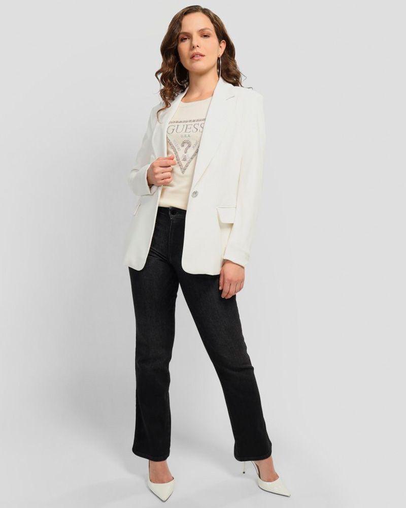 Blazer Guess Mujer Anna Blazer Blanco-1