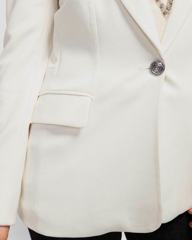 Blazer Guess Mujer Anna Blazer Blanco-2