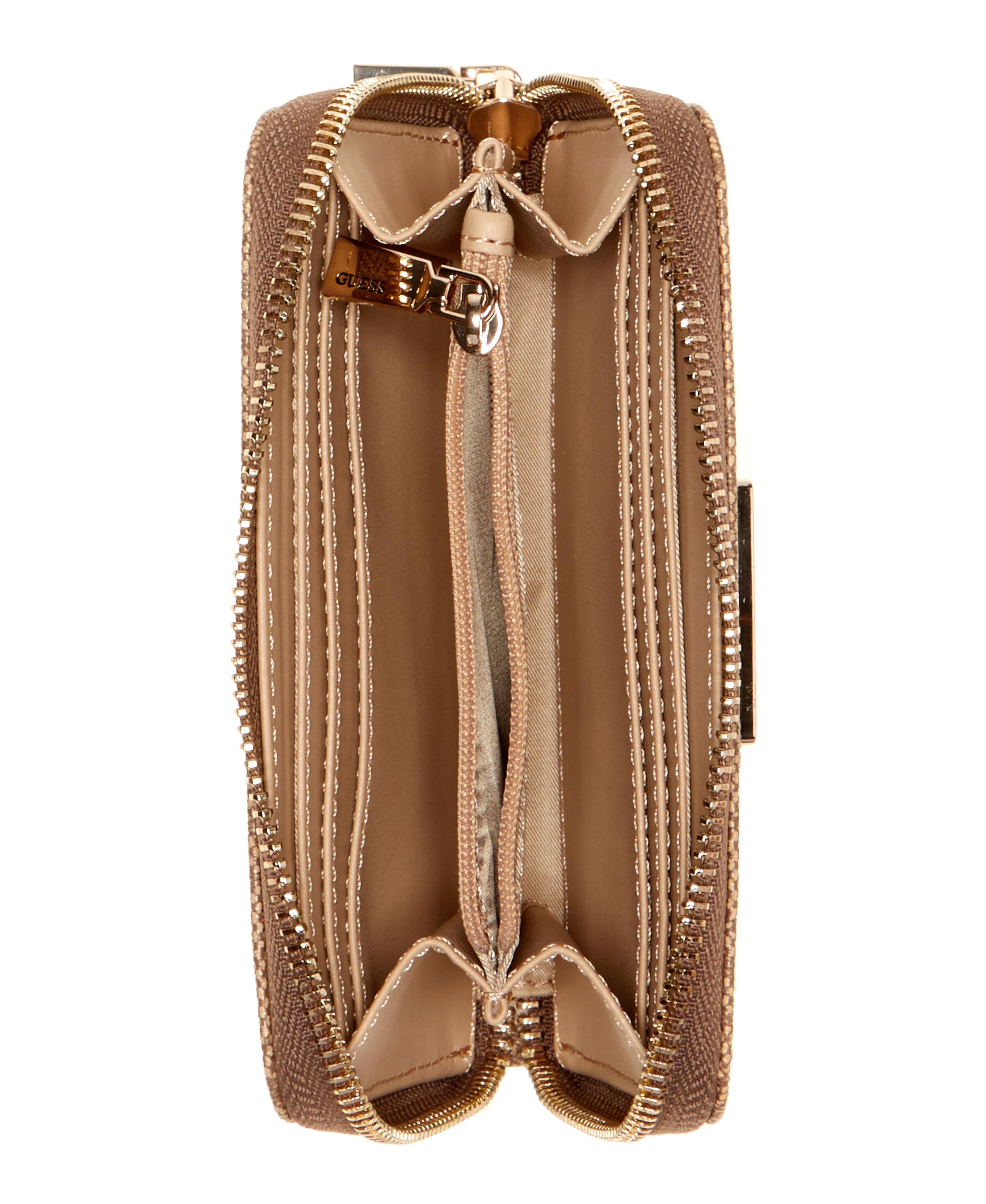 Billetera Anise Slg Medium Zip Around Café-2