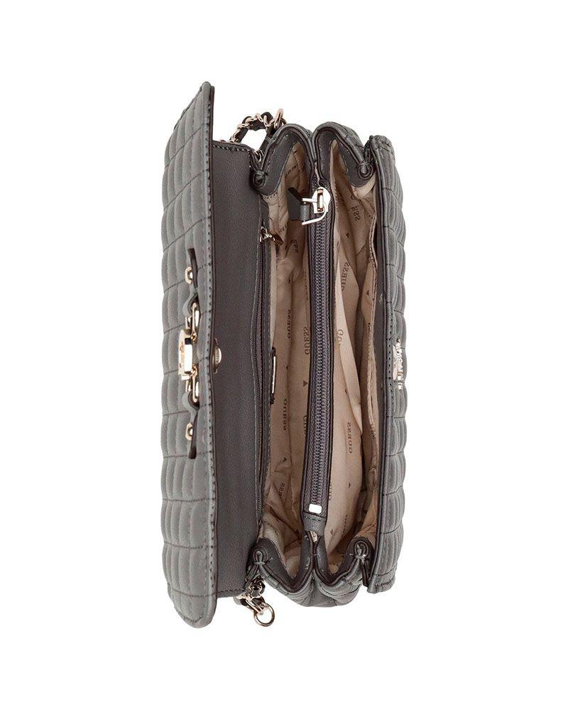 Cartera Guess Mujer Nadira Convertible Xbody Flap Gris-3